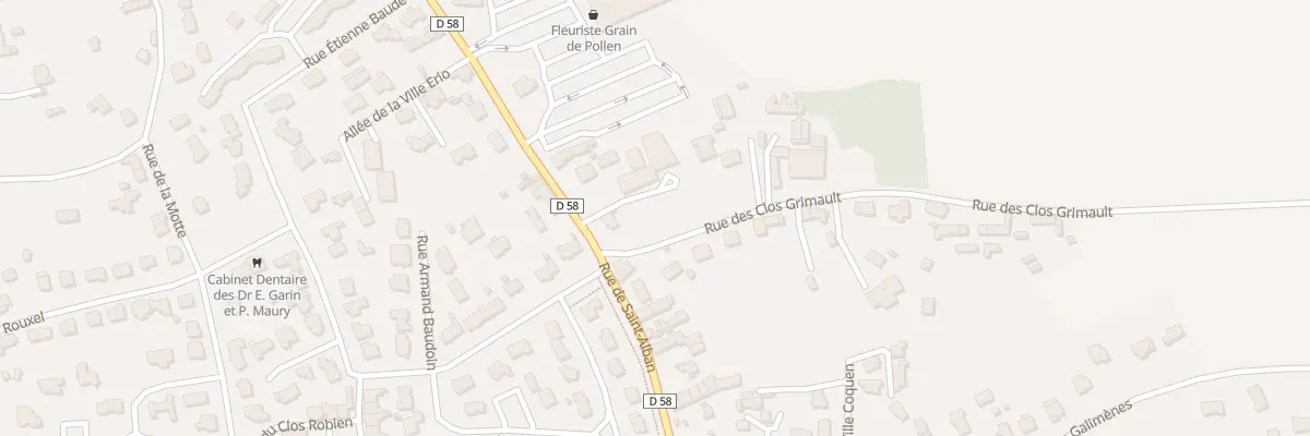 Plan du 1 Rue des Clos Grimault à Pléneuf-Val-André