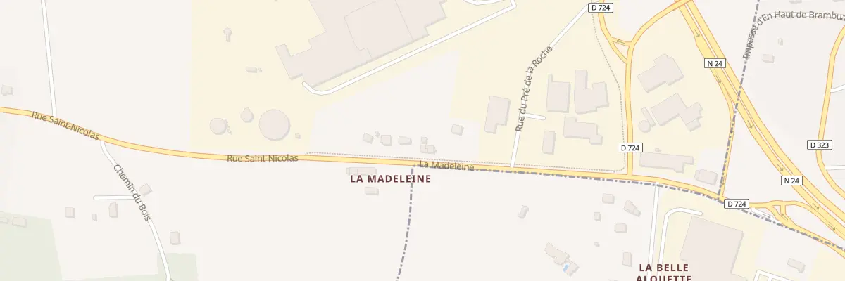 Plan du 10 La Madeleine à Josselin