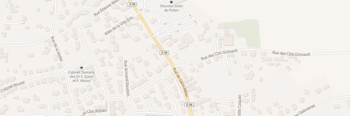 Plan du 23 Rue de Saint-Alban à Pléneuf-Val-André