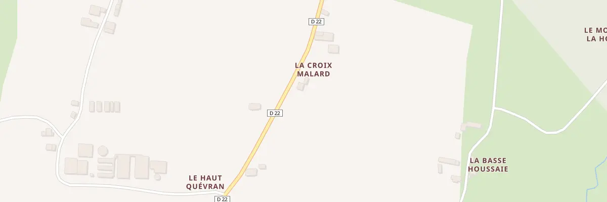 Plan du 20 La Croix Malard à Laurenan
