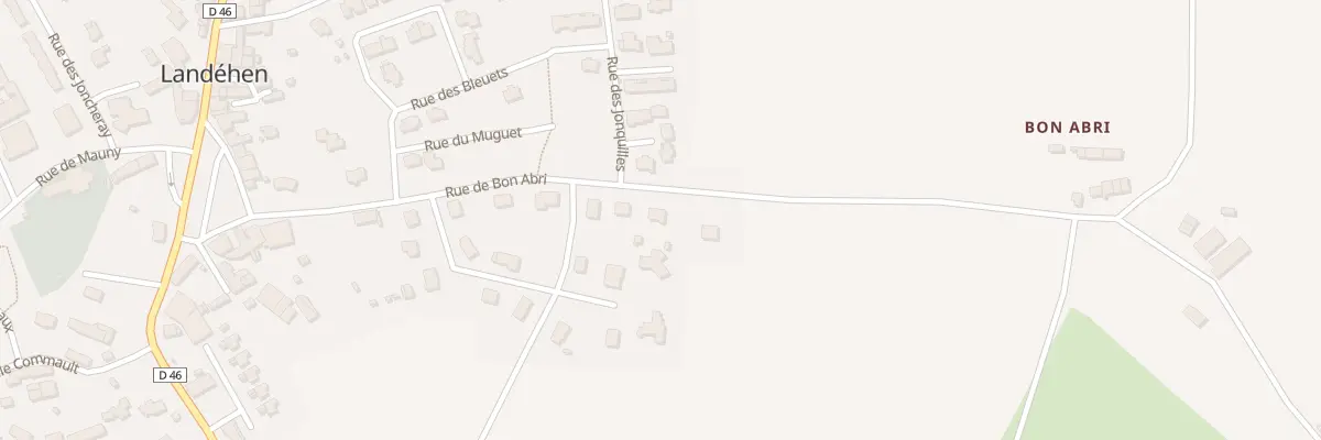 Plan du 10 Rue de Bon Abri à Landéhen
