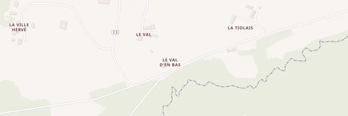 Plan du 27 Le Val à Laurenan