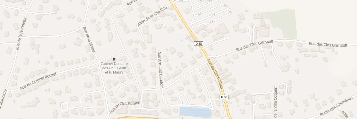 Plan du 34 Rue de Saint-Alban à Pléneuf-Val-André