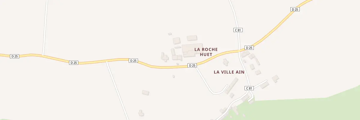Plan du 7 La Roche Huet à Trébry