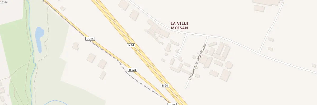 Plan du 5290 La Ville Moisan à La Croix-Helléan
