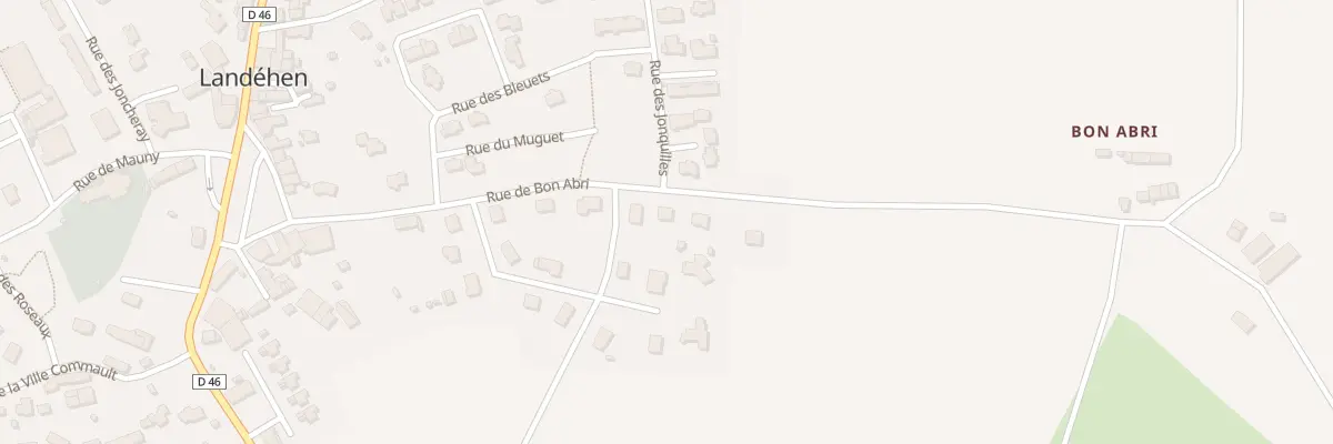 Plan du 8 Rue de Bon Abri à Landéhen