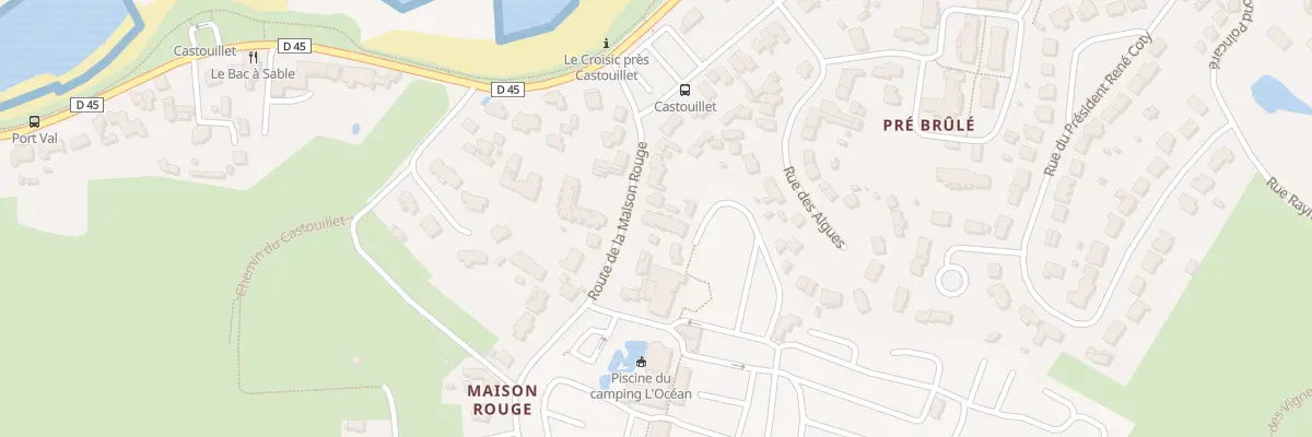 Plan du 11 Rte de la Maison Rouge (Vc8) au Croisic