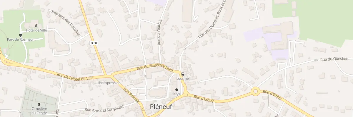 Plan du 1B Rue Docteurs Roux Calmette à Pléneuf-Val-André