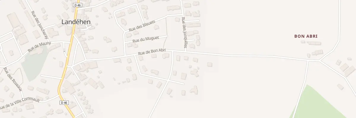 Plan du 20 Rue du Clos Picard à Landéhen