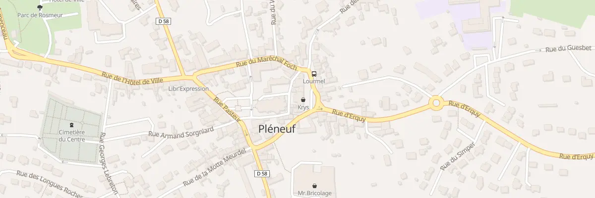 Plan du 3 Sq du Chanoine Jaffrain à Pléneuf-Val-André