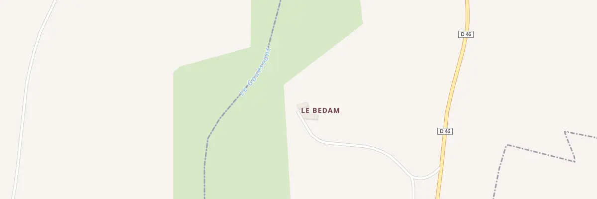 Plan du 20 Le Bedam à Saint-Glen