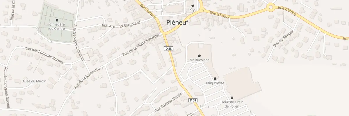 Plan du 11 Rue de Saint-Alban à Pléneuf-Val-André