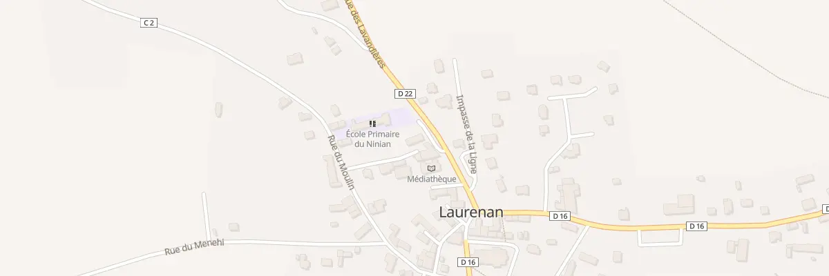 Plan du 5 Che des Ecoliers à Laurenan