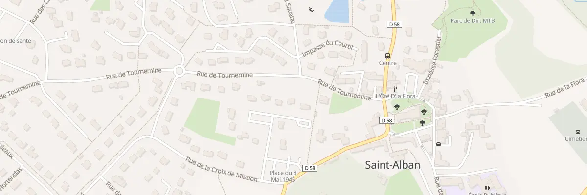 Plan du 5 Pl de Bel Air à Saint-Alban