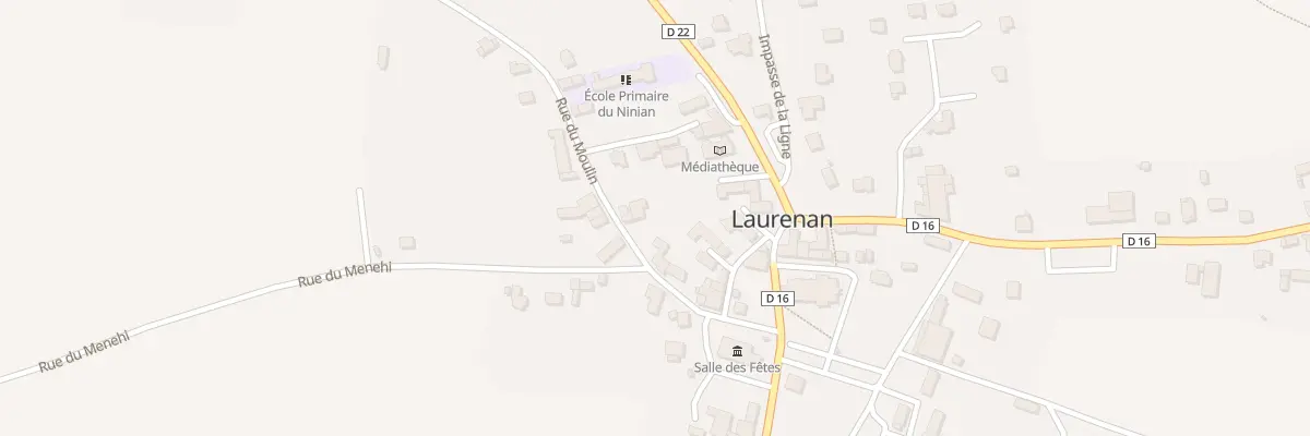 Plan du 14 Rue du Moulin à Laurenan