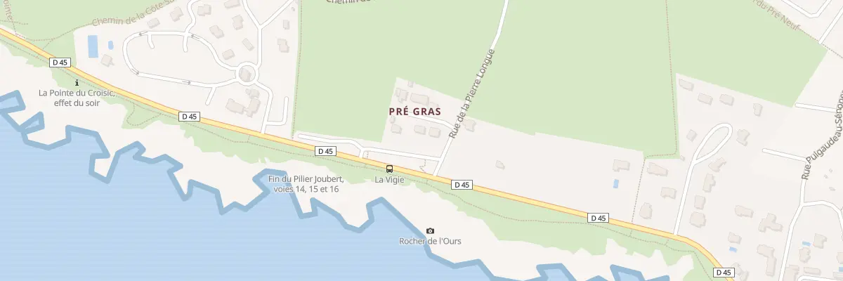 Plan du 3 Av du Lot du Pre Gras au Croisic