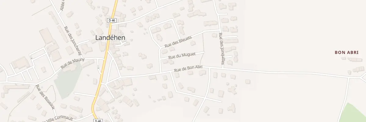 Plan du 8 Rue du Muguet à Landéhen