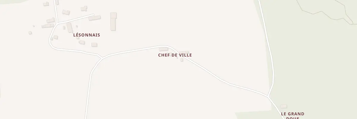 Plan du 1 Chef Ville à Saint-Guyomard