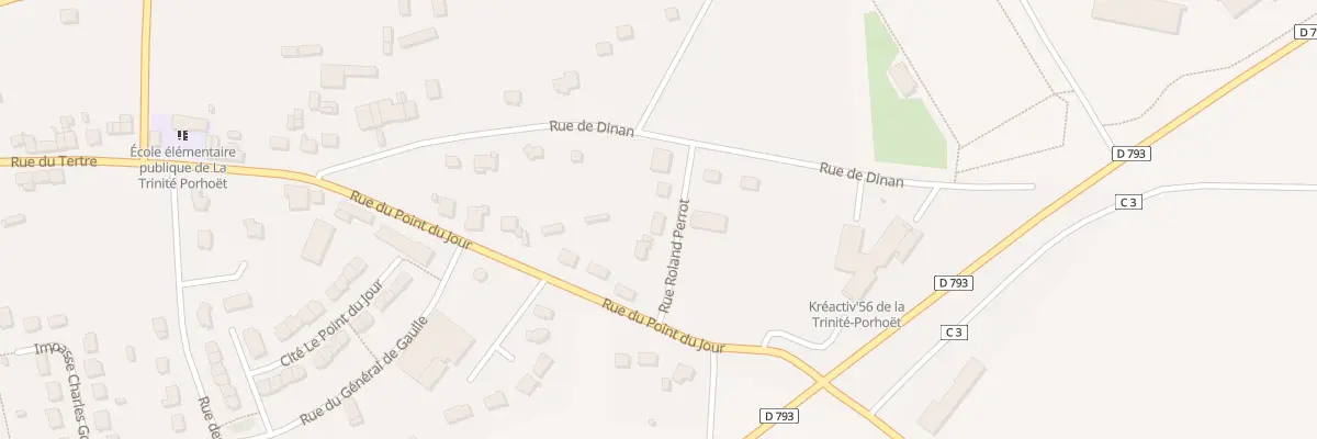 Plan du 6 Rue Roland Perrot à La Trinité-Porhoët