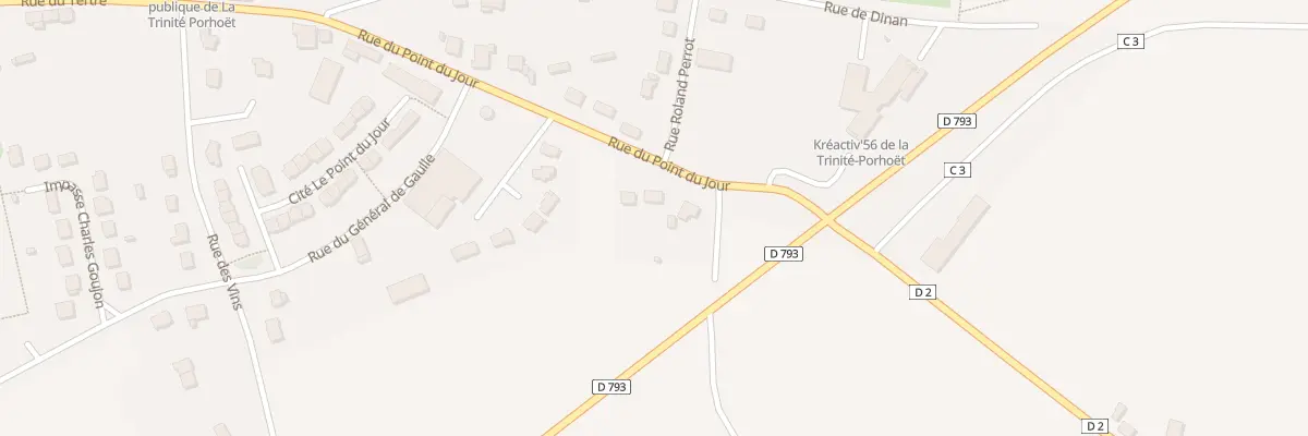 Plan du 17 Rue du Point du Jour à La Trinité-Porhoët
