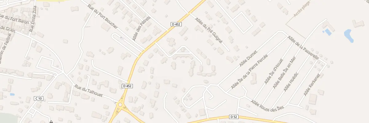 Plan du 228 Av du Gen de Gaulle à Piriac-sur-Mer