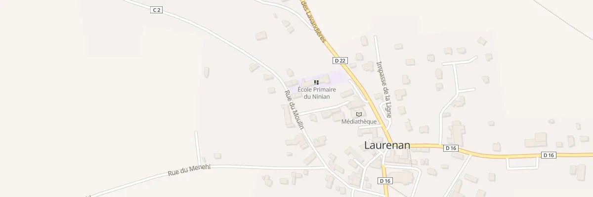 Plan du 18 Rue du Moulin à Laurenan