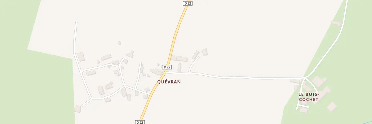 Plan du 10 Quévran à Laurenan