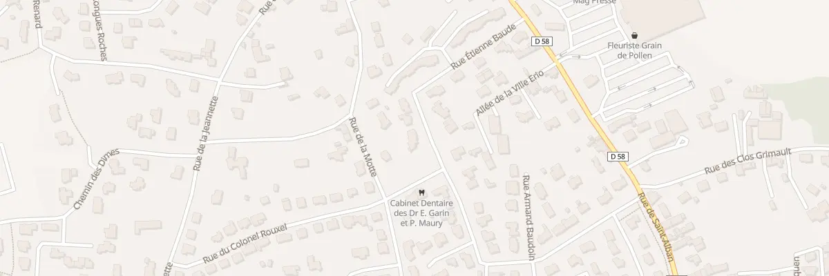 Plan du 18 Rue Etienne Baude à Pléneuf-Val-André