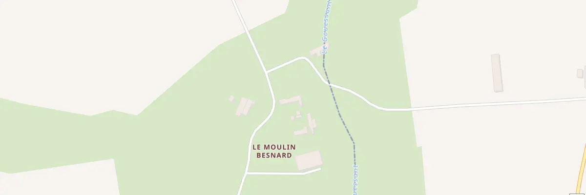 Plan du 25 Le Moulin Besnard à Trébry