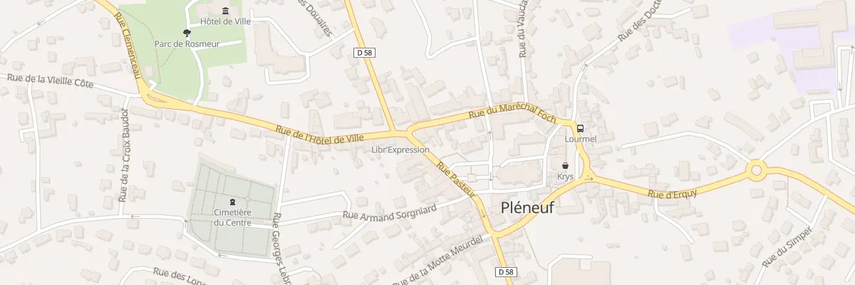 Plan du 1 Rue Pasteur à Pléneuf-Val-André