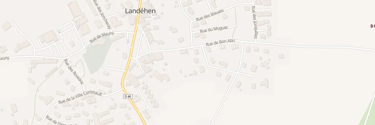 Plan du 4 Rue de Bon Abri à Landéhen
