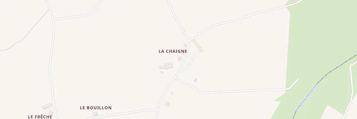 Plan du 22 La Chaigne à Trébry