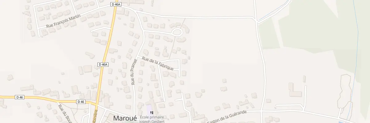 Plan du 9 Rue de la Fabrique Maroue à Lamballe-Armor