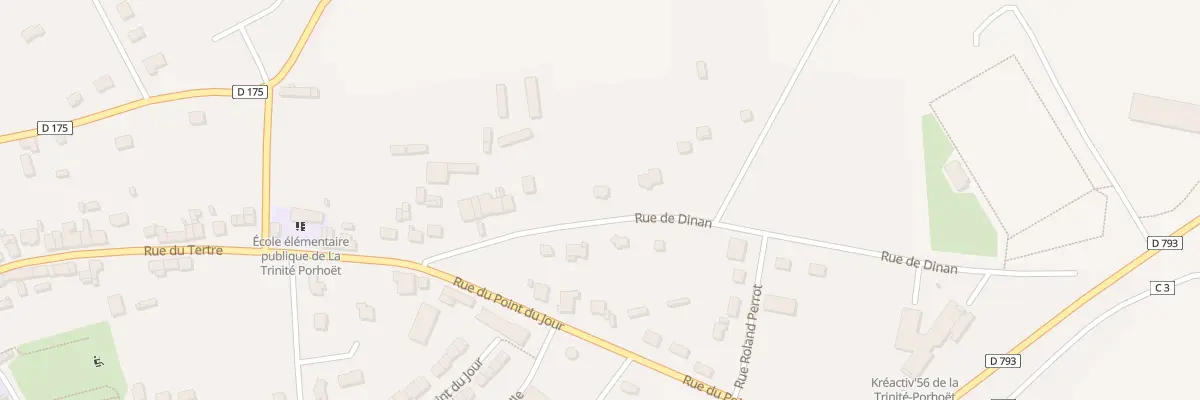 Plan du 6 Rue de Dinan à La Trinité-Porhoët