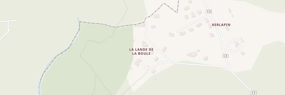 Plan du 5355 Lande de la Boule à Berric
