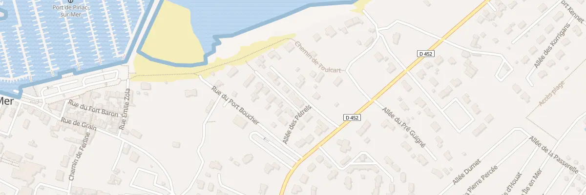 Plan du 14T Av de la Falaise à Piriac-sur-Mer
