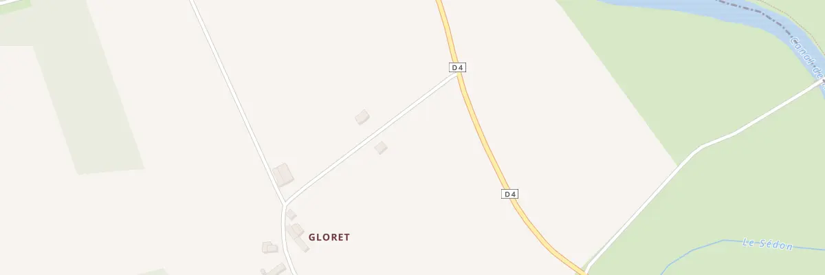 Plan du 5984 Gloret à Guégon