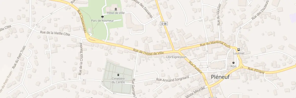 Plan du 11 Rue de l’Hôtel de Ville à Pléneuf-Val-André