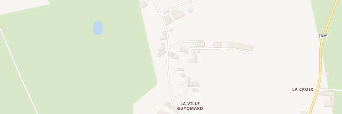 Plan du 24 La Ville Guyomard à Laurenan