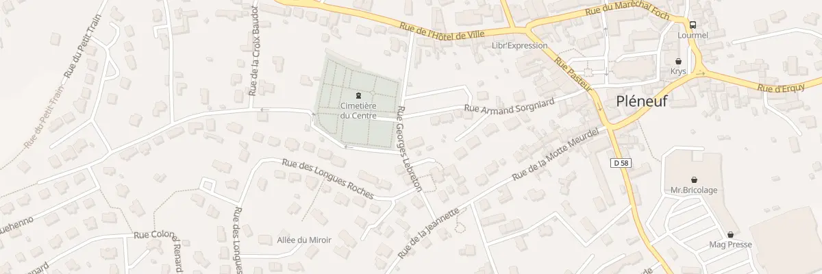 Plan du 1A Rue Georges le Breton à Pléneuf-Val-André