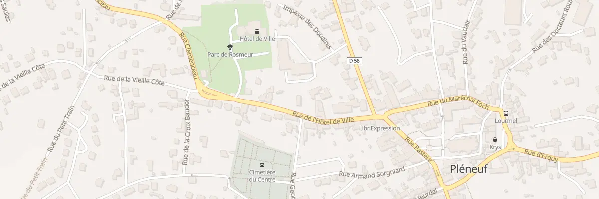 Plan du 17 Rue de l’Hôtel de Ville à Pléneuf-Val-André