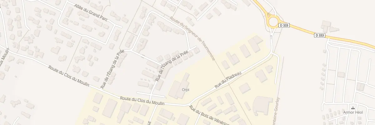 Plan du 10T Rue de l’Étang de la Prée à Piriac-sur-Mer