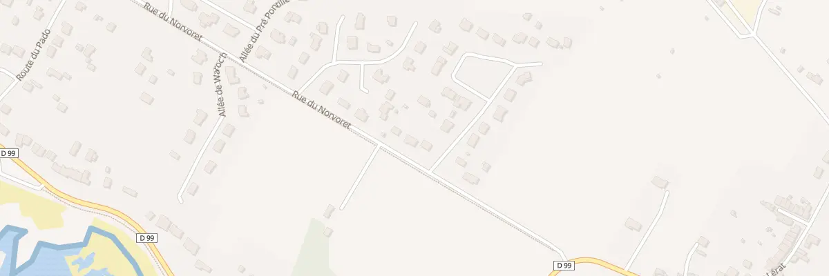 Plan du 879 Rue de Norvoret à Piriac-sur-Mer