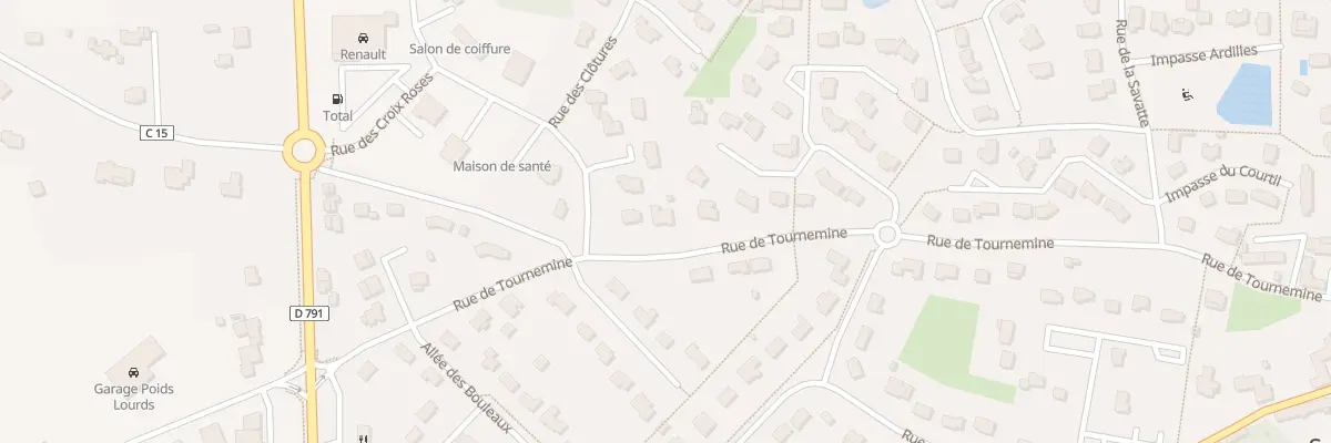 Plan du 10 Rue de Tournemine à Saint-Alban