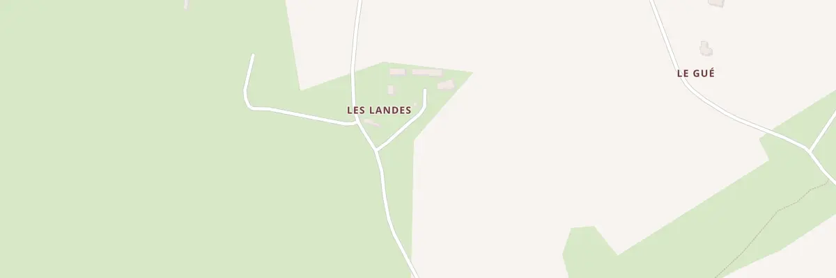 Plan du 15 Les Landes à Trébry
