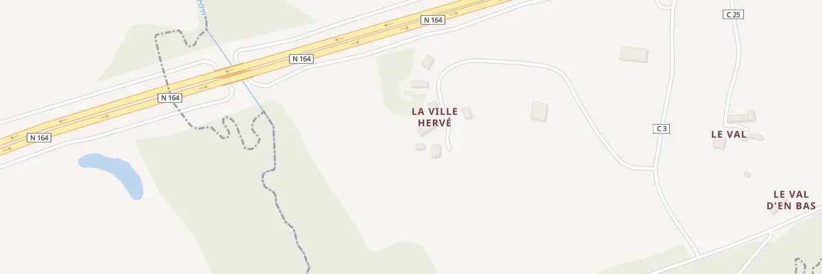 Plan du 34 La Ville Hervé à Laurenan