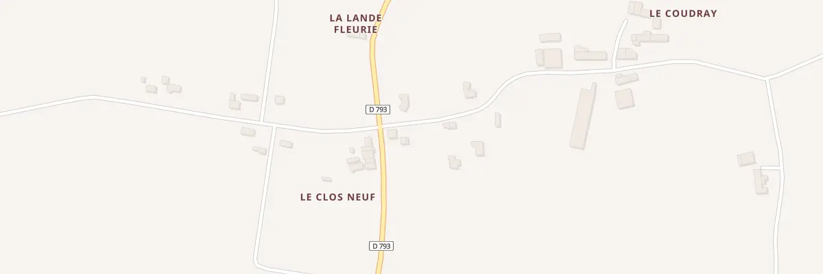 Plan du 5205 Le Clos Neuf Lanouee à Forges de Lanouée