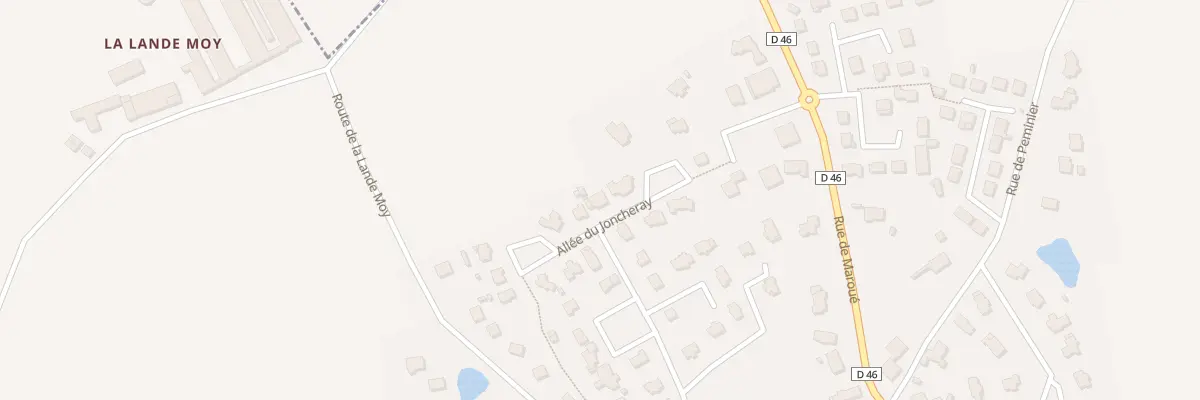 Plan du 22 All du Joncheray à Landéhen