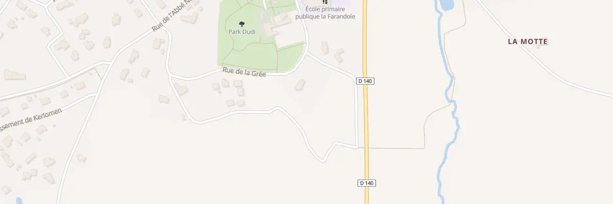 Plan du 3 Rue de la Grée à Lauzach