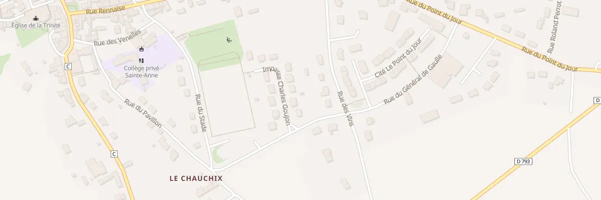 Plan du 3 Imp Charles Goujon à La Trinité-Porhoët
